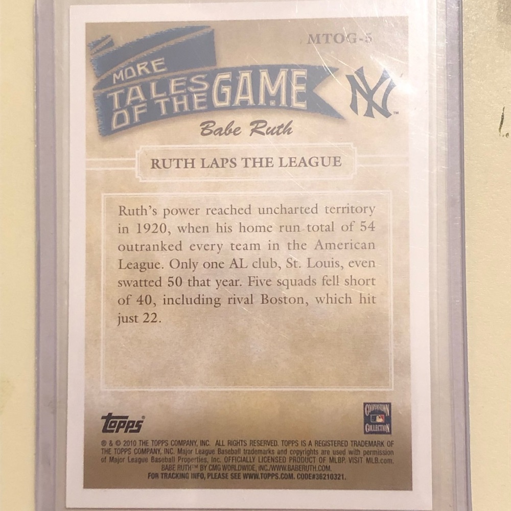 Babe Ruth Baseball - Picture 2 of 2